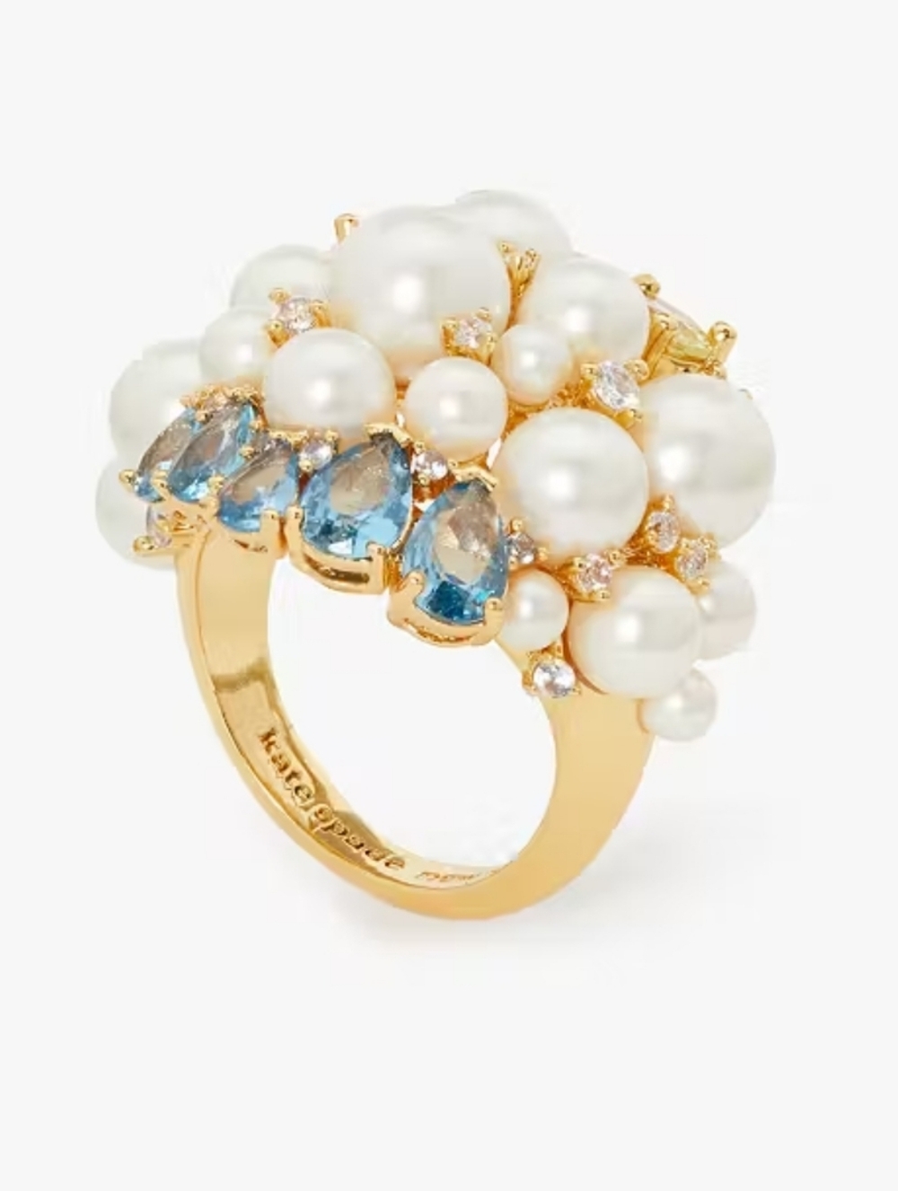 Kate Spade Rain Or Shine Statement Ring Size 7 - Picture 3 of 8